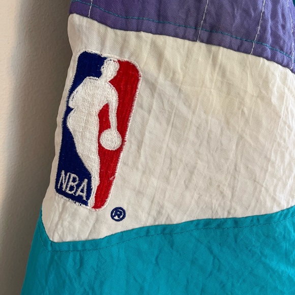 Charlotte Hornets Starter Jacket NBA Official Basketball Small Coat VTG Rare - Picture 9 of 10